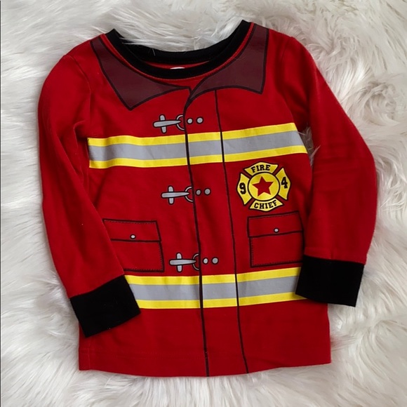 Old Navy Other - Fireman Pajama Top